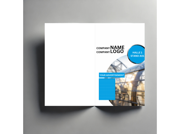 Anzeige im Messeguide dritte Seite