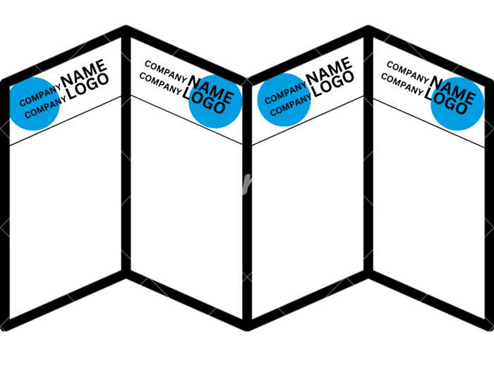 Streifenanzeige im Besucherfaltplan
