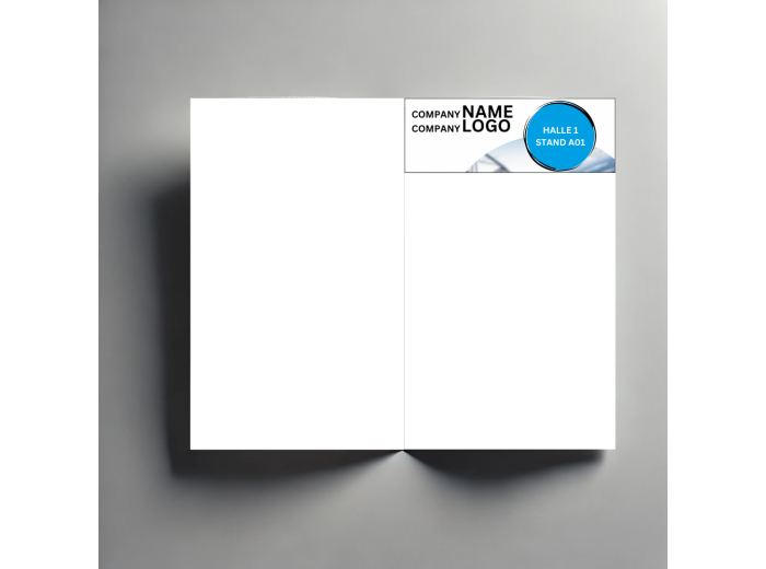 Kleinanzeige im Besucherfaltplan