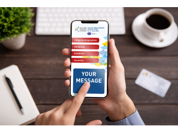 Message alert in the congress app