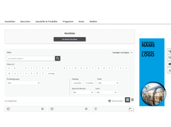 Werbebanner auf der Website